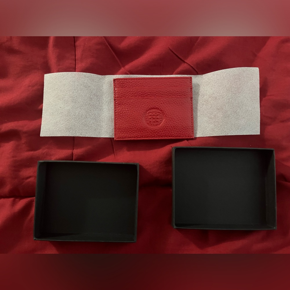 Visionary cardholder wallet ( Red Leather ) OS - Picture 5 of 6